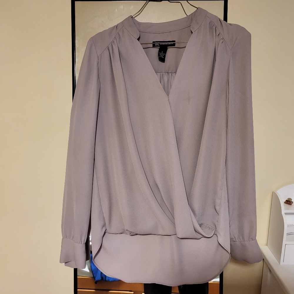 INC International Concepts Nude/Pink Dress Top (size 2)